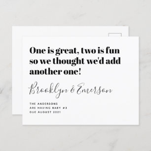 Nenhumas Bebês 3 Anúncio de Gravidez