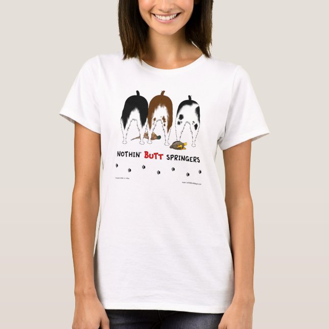 Nenhumas borras de Bumbum Camiseta clara (Frente)