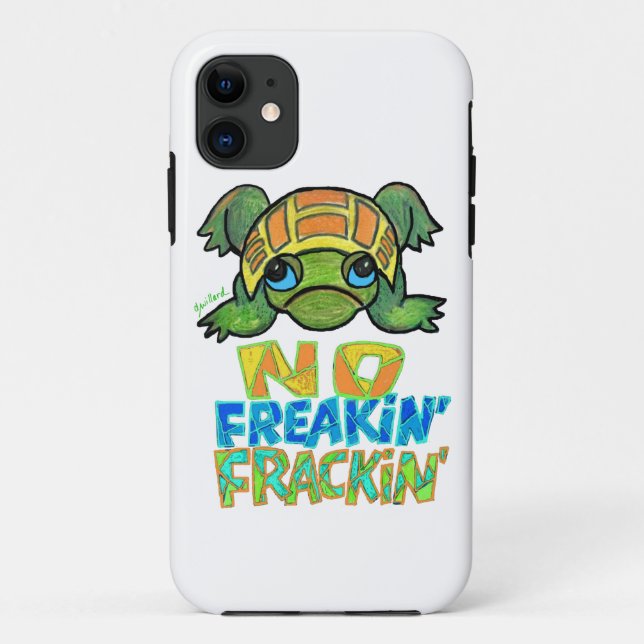 Nenhumas capas de iphone da tartaruga de Fracking (Verso)