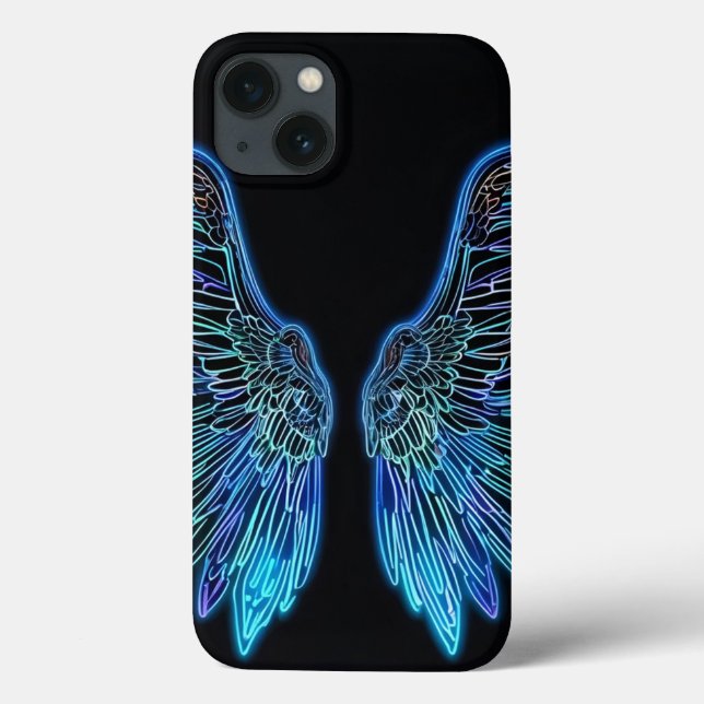 Neon Blue e Black Angel Wings (Verso)