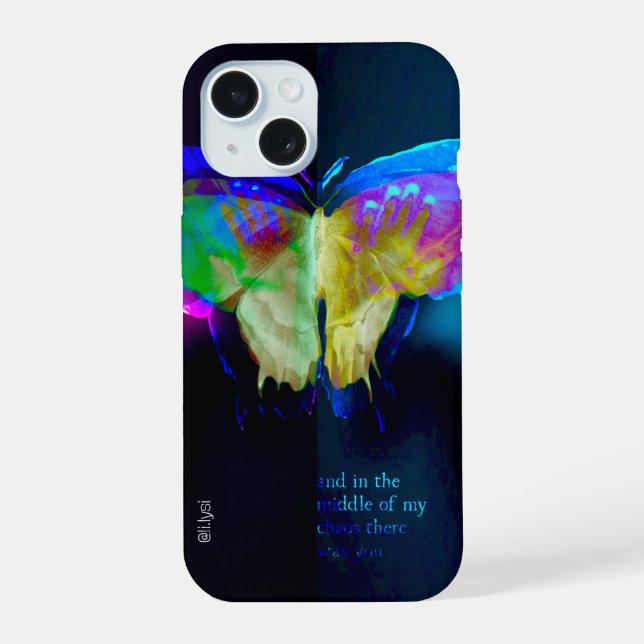 Neon Butterfly Case (Verso)