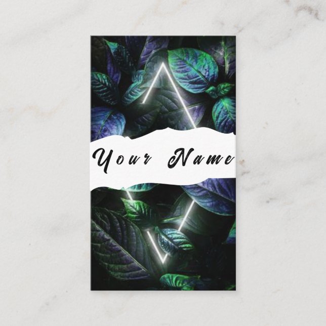 Neon Cartão de visita (Frente)