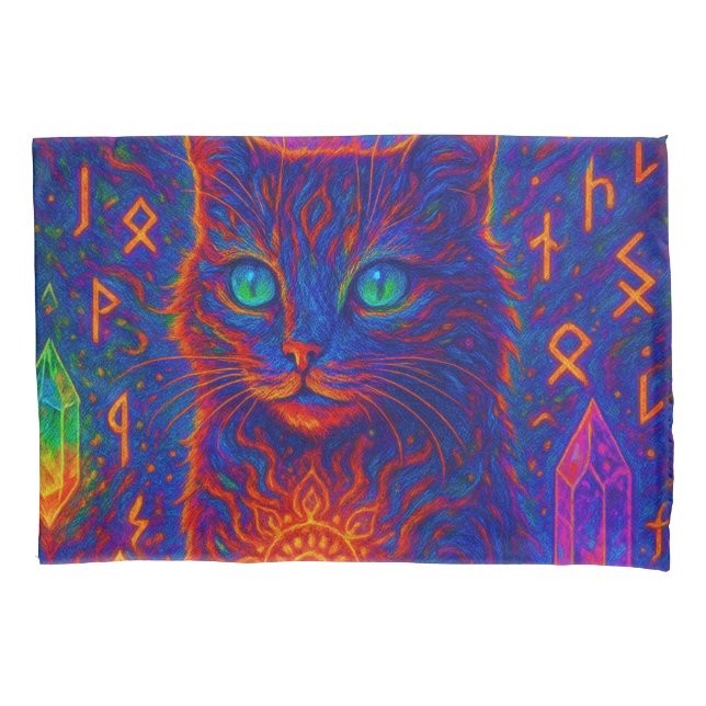 Neon Cat Sagrado (Frente-Esquerda)