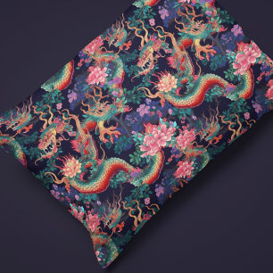 Neon Dragon e Flowers