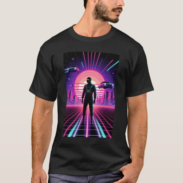 Neon Future Runner T-Shirt (Frente)
