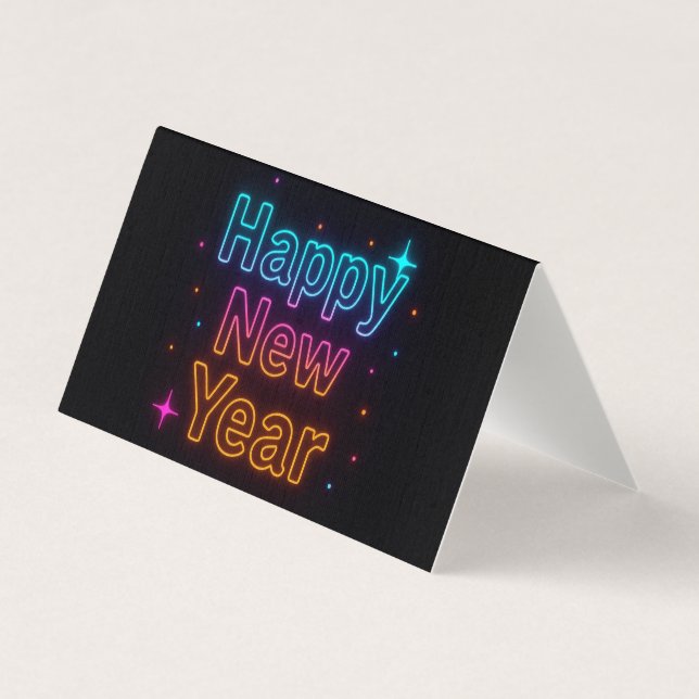 Neon Glow Gradient Typography Party Vibes Cool (Verso)