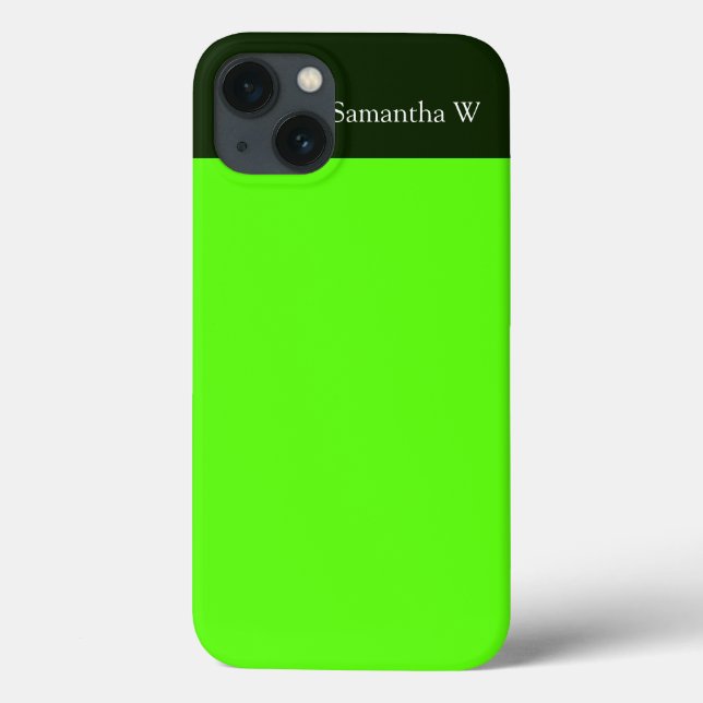 Neon Green de alta visibilidade (Verso)