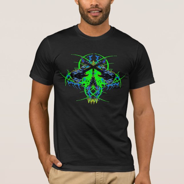 Neon Guitar T-Shirt (Frente)
