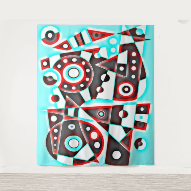 Neon Machine No. 5 Tapeçaria (Frente)