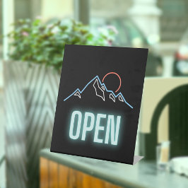 Neon Mountain Range Open