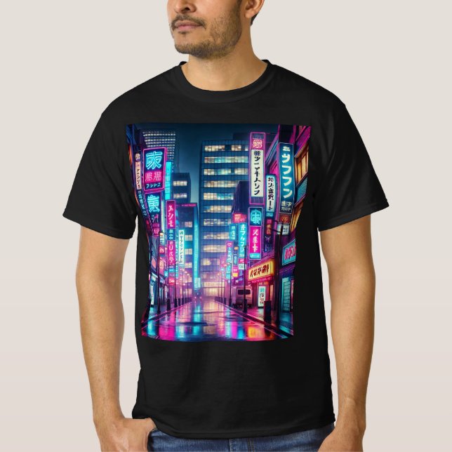 Neon Nights Tokyo Dreams T-shirt (Frente)