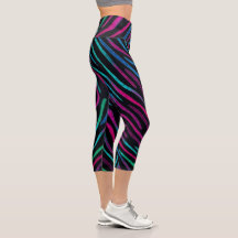 Neon Noir Zebra Pattern