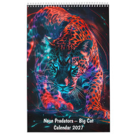 Neon Predadores – Calendário de Grandes Felinos