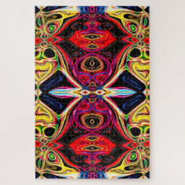 Neon Psychedelic Jigsera Quebra-cabeça 2