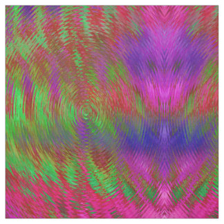 Neon Psychedelic - tecido geométrico