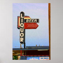 Neon Sinal Impressão