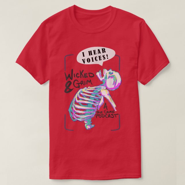 Neon Skeleton T-Shirt (Frente do Design)