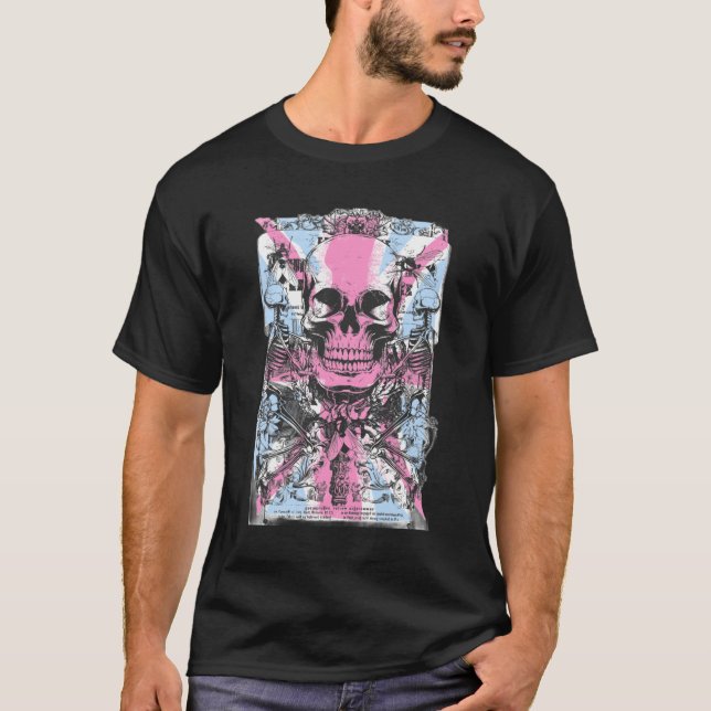 Neon Skull Fusion - T-Shirt (Frente)