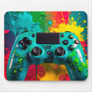 "Neon Splash" Mousepad de Jogos Urbano