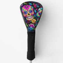 Neon Sugar Skull