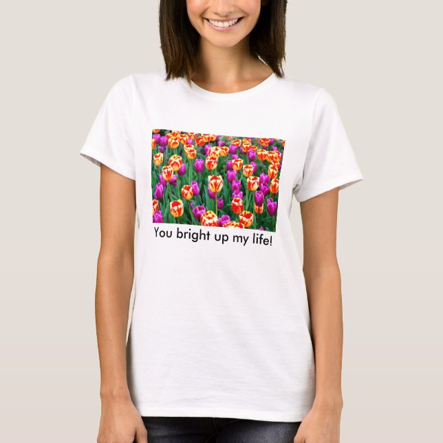 Neon Tulips T-shirt (Frente)