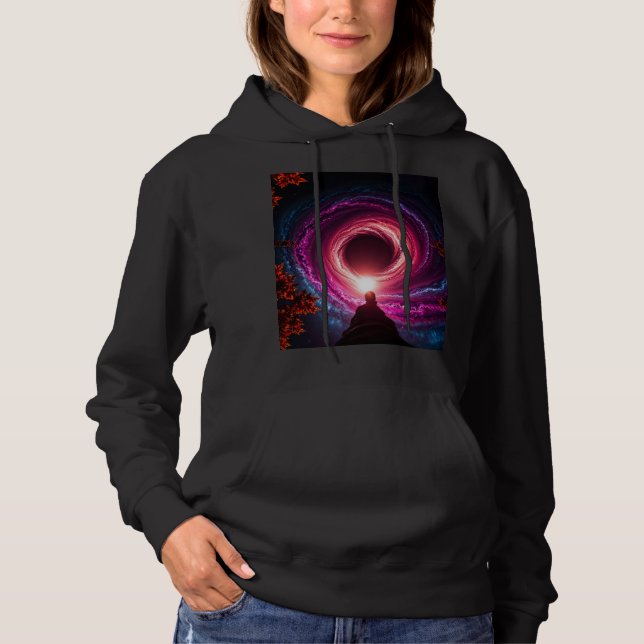 "Neon Void Galaxy" Moletom — Design Vórtice Cósmic (Frente)