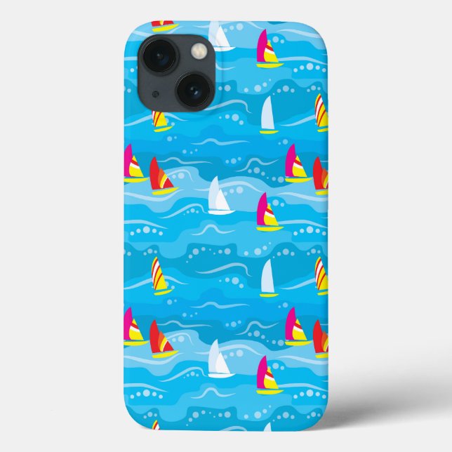 Neon Yacht Pattern (Verso)