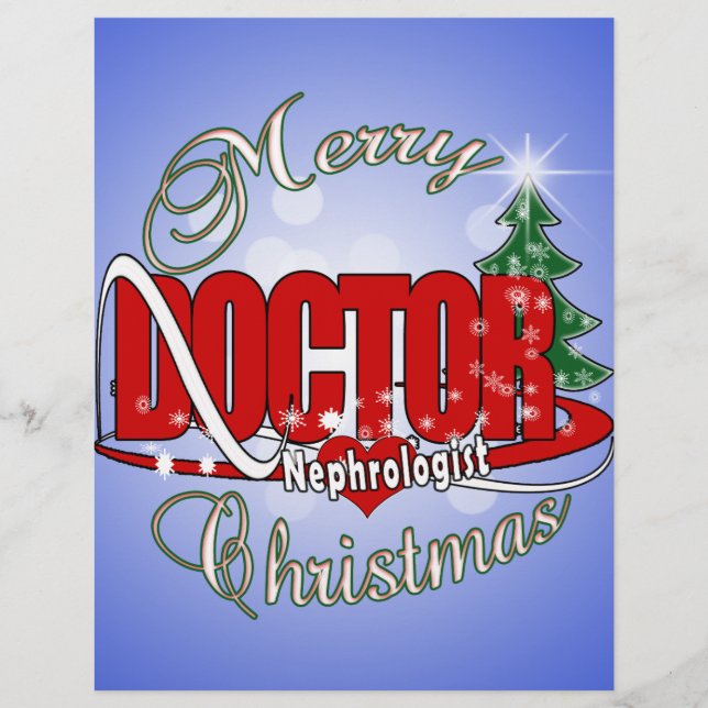 NEPHROLOGISTA MÉDICO CHRISTMAS (Frente)