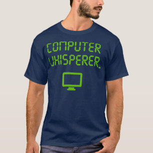 Nerd de suporte técnico para camisetas sussurrant