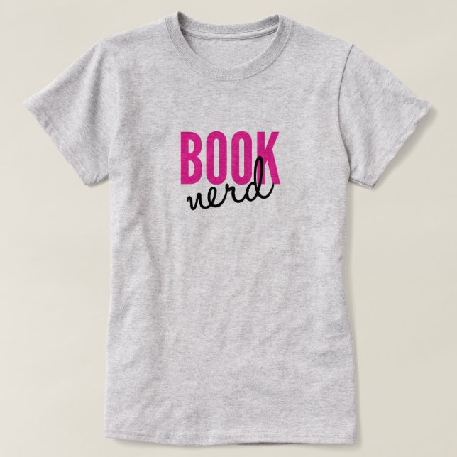 Nerd do Livro 2 T-Shirt (Frente do Design)