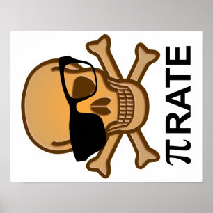 Nerd engraçado do geek do poster da geometria da