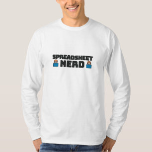 Nerd T-Shirt de folha de cálculo