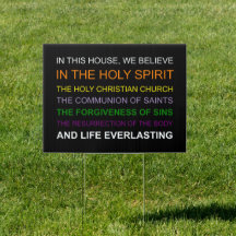 Nesta casa, acreditamos em sinal