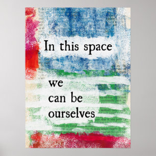 Neste Espaço, Poster Wall Art