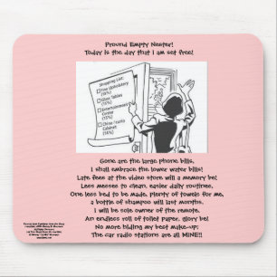 Nester vazio orgulhoso Mousepad