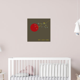 Nesting Birds Family Baby Nursery Art Impressão