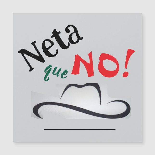Neta que Não! (Frente)