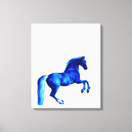 Neto do Godolphin Arabian Blu Canvas Print