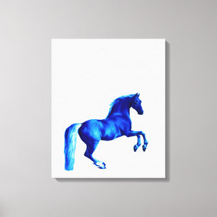 Neto do Godolphin Arabian Blu Canvas Print