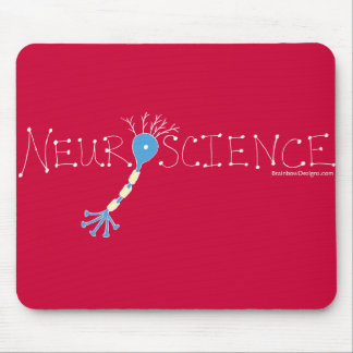 Neurociência Mousepad - azul do white& na