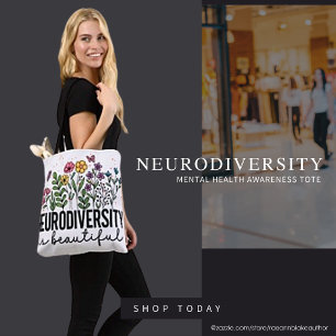 Neurodiversidade é Lindo Saco Tote