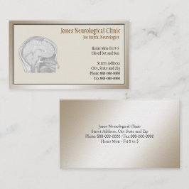 Neurologista Cartão de visita