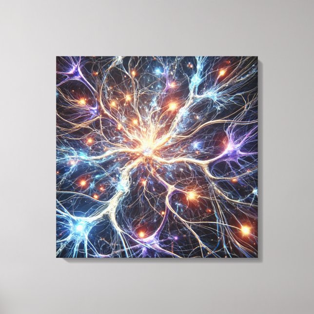 Neurônios Canvas Art (Frente)