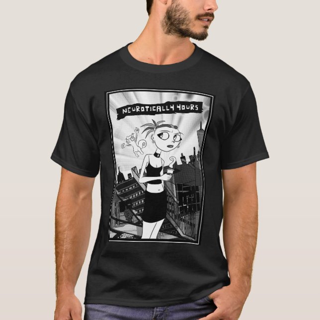 Neuròtico seu camisa cómica (Frente)