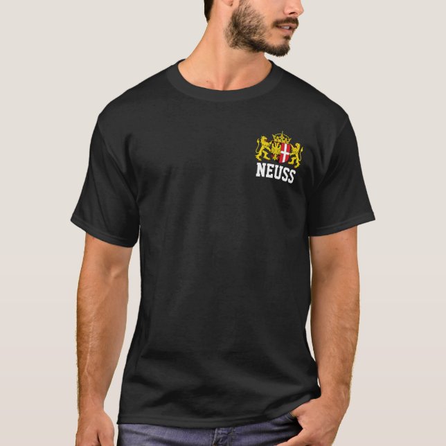 Neuss Casaco de Armas, Alemanha T-Shirt (Frente)