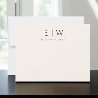 Neutral Beige Elegante Minimalista Moderno Obrigad