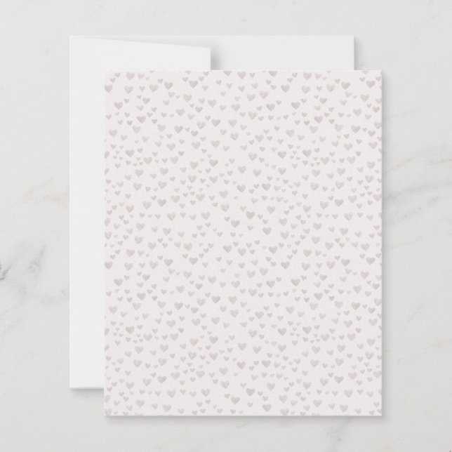 Neutral Heart Pattern Paper Sheet (Frente)