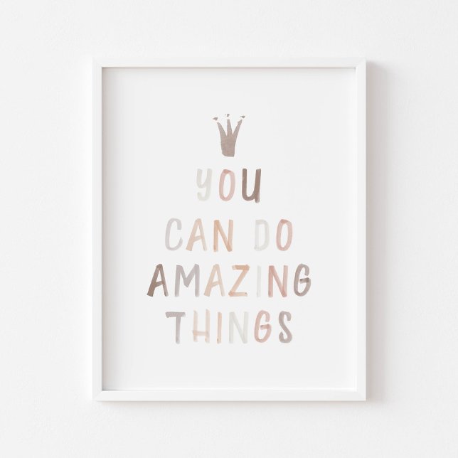 Neutro Você pode fazer coisas incríveis poster (Criador carregado)