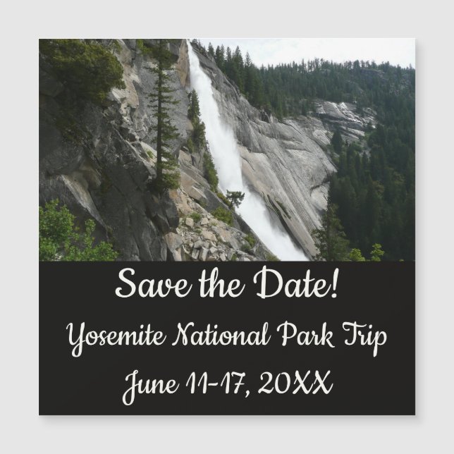 Nevada Falls no Parque Nacional de Yosemite (Frente)