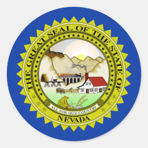 Nevadan Seal, Selo do Adesivo de Nevada